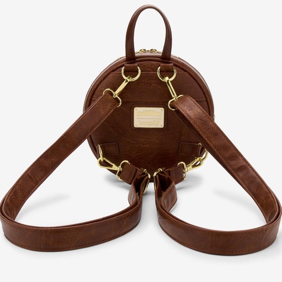 Exclusive Loungefly How to Train Your Dragon Toothless Floral Mini Backpack Set - Picture 9 of 10